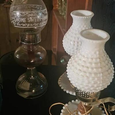 3 Oil & Electric Lamps