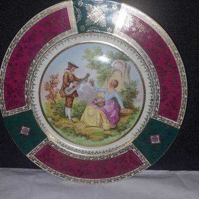 SAM207 - Ornate Porcelain Tea Set and Matching Pieces  – 15 Pieces