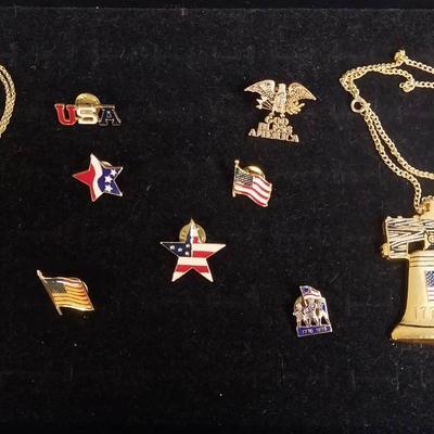 GS206 - Patriotic Costume Jewelry 