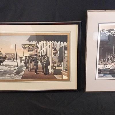 DMA201 - Byron Birdsall Prints " Fairbanks" And "Stormbird" Signed 