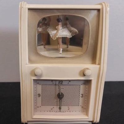GS201 - Florn Television with Ballerina Musical Alarm Clock