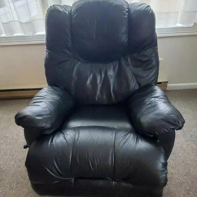 Black Leather Recliner