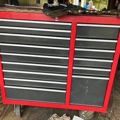 Rolling Toolbox and (2) Wrench Sets