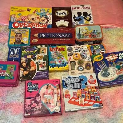Assorted Games and Toys Lot