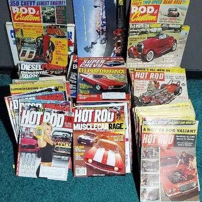 Collection of Hot Rod Magazines and Others