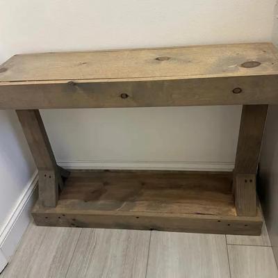 Rustic Table/Shelf
