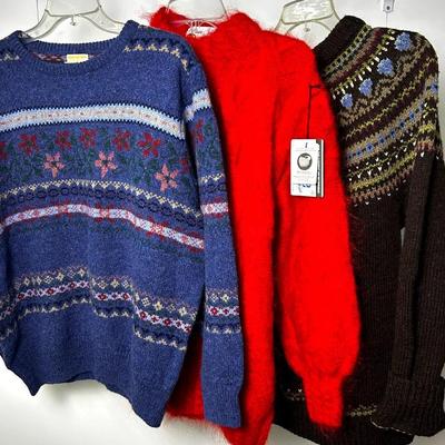 Brooks Brothers & More Wool Vintage Sweaters - Size L 