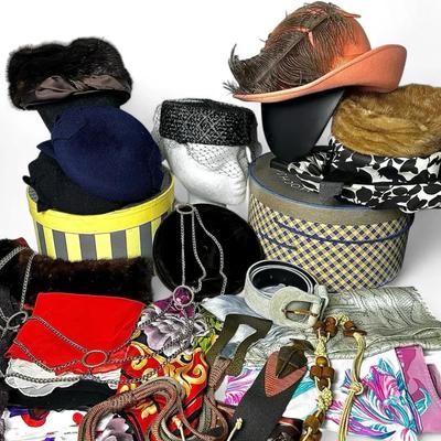 Hochschild John Co, Miss Bierner, & More Vintage/Vintage Style Accessories 