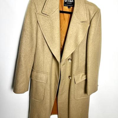 Vintage UTEX Wool Coat - Size 42