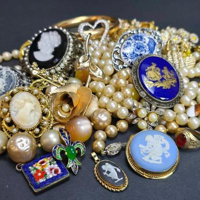 Vintage Van Dell, Crown Trafari, Swarovski Costume Jewelry & More