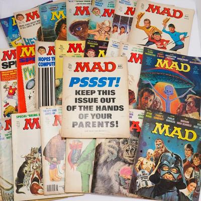 Vintage 1970s Mad Magazines 
