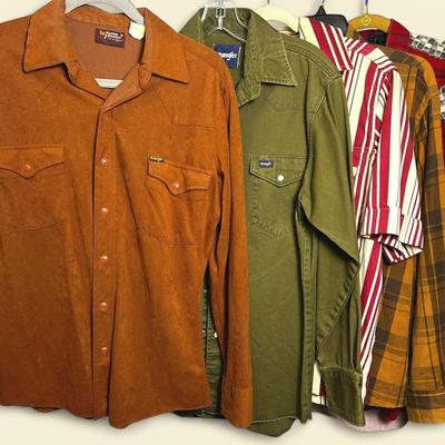 Vintage Wrangler, Ralph Lauren, & More Shirts - Size M & L