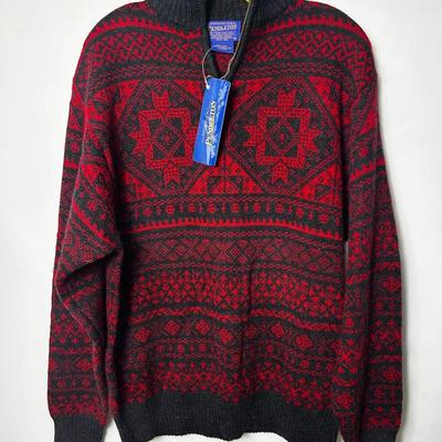 Vintage Pendleton New with Tag Wool Sweater - Size M