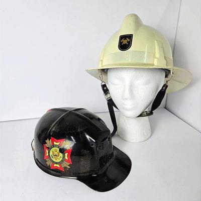 Vintage Comfo Mining Helmet & Top Gard Fireman’s Helmet