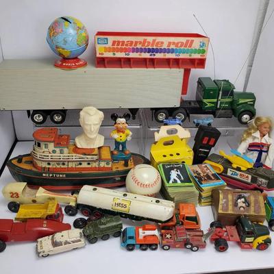 Vintage Toys: Hess Truck, Corgi & Dinky Toys, Daishin RC Truck, Pet Rock & More