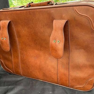 Vintage Brown Suitcase/Luggage - "Vintage" Brand - Travel Bag