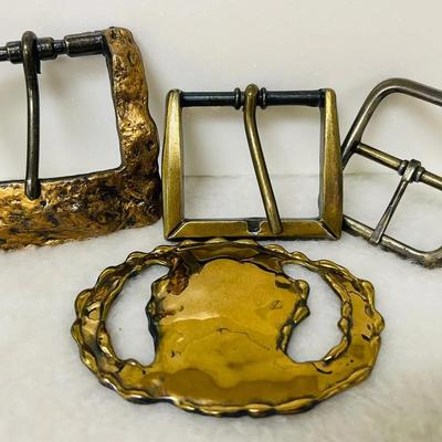 Vintage Brass / Bronze Tone Buckles