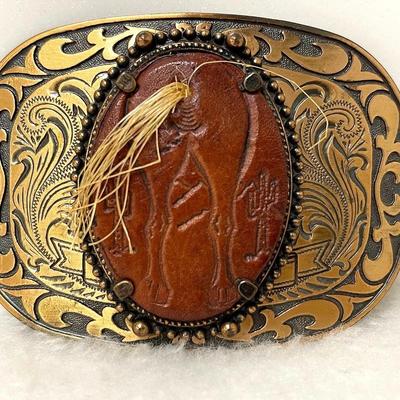 Horses Rear Vintage Buckle