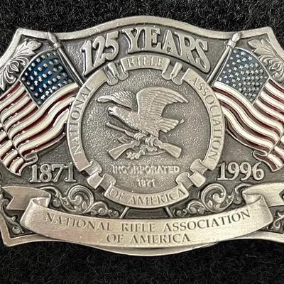 “NRA” 125 Years Commemorative Buckle