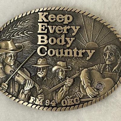 Keep Every Body Country Limited Edition Buckle #3