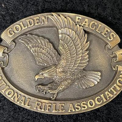 “NRA” Golden Eagles Buckle