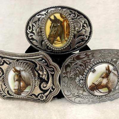 Vintage Horse Buckles