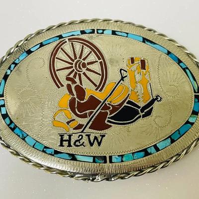 Vintage Western “H&W” Buckle