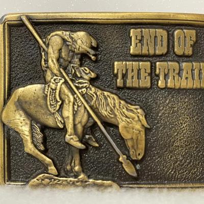 Vintage “End Of The Trail” Buckle 