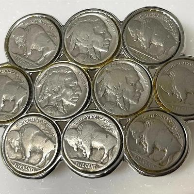 Buffalo Nickel Belt Buckle 