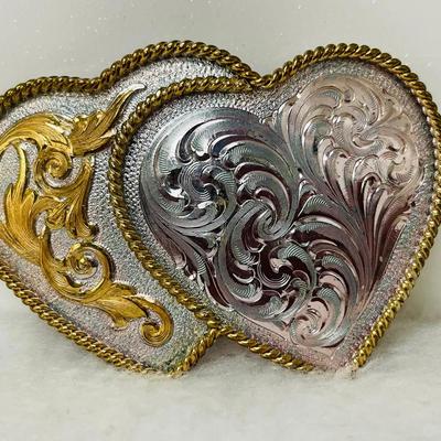 “Montana Silversmiths” Silver Plate Buckle