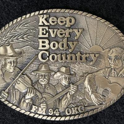 Keeping Every Body Country Limited Edition Buckle #1