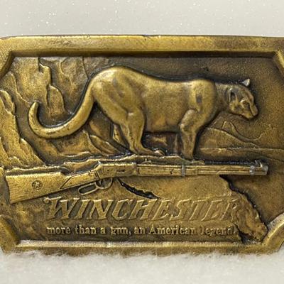 Vintage “Indiana Metal Craft” Winchester Buckle