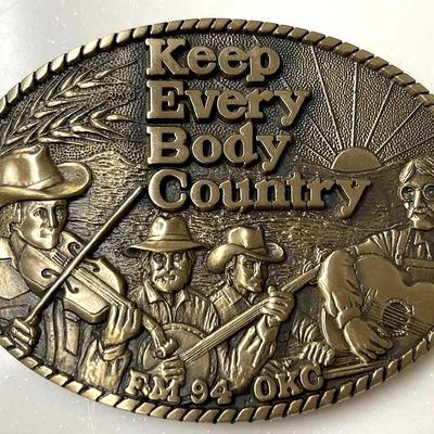 Keeping Every Body Country Limited Edition Buckle #2