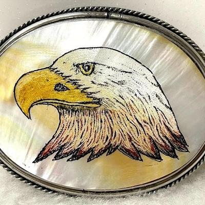 Vintage Hand Crafted Buckle from The Philippines