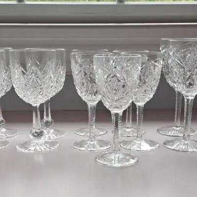 BACCARAT  CRYSTAL STEMWARE - COLBERT, LAGNY & BOGOTA
