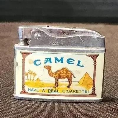Vintage Camel Advertising Flip-top Lighter 