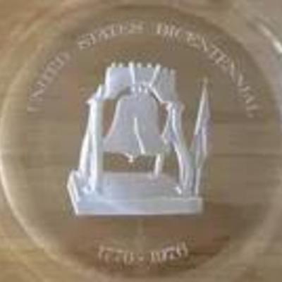 Liberty Bell Crystal Plate by Bayel Numbered with COA #105/500