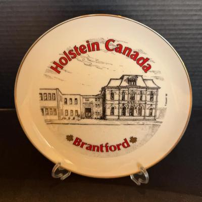 Holstein Canada Brantford Commemorative Plate