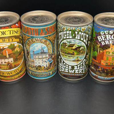 Set Of 6 - American Brewers Historical Collection Cans - Philadelphia PA