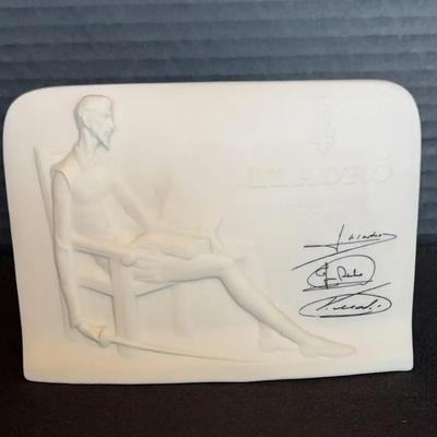 Lladro Collectors Society Signed Porcelain Sign