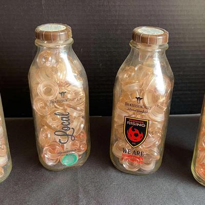 4 Danzeisen Dairy Milk Bottles:  Phoenix Suns & Rising