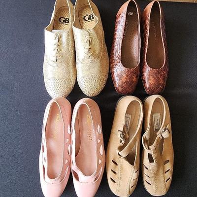 Lot Of (4) Women's Shoes, Sizes 9-1/2, (2) 6-1/2, 6