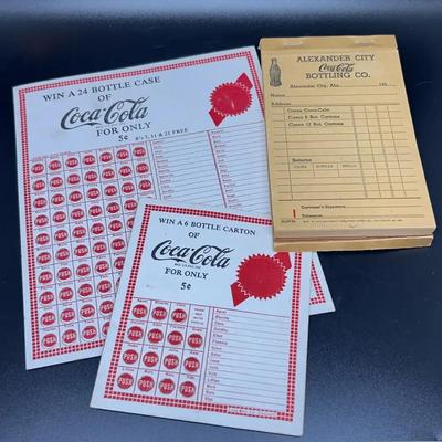Alexander City, AL Coca Cola Ordering Forms & Chicago Ad Forms