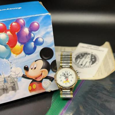 Mickey Mouse Walt Disney World Ladies Bracelet Two Toned Watch