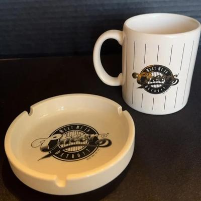 “Cheers” Coffee Cup And Ashtray, Detroit  1990