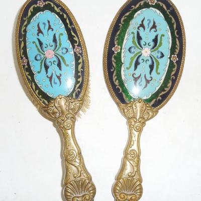 Beautiful Cloisonne brush/comb
