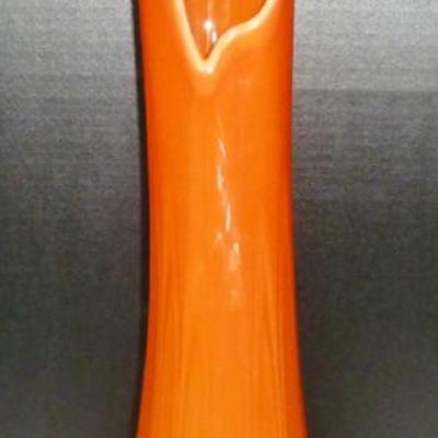 Super tall MCM art glass vase