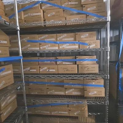 U-Line Metal Shelving Unit with Casters
