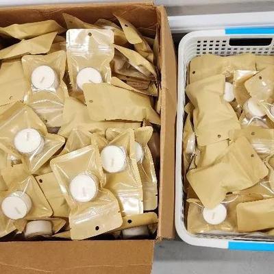 1/2 Oz Tea Light Candles - Sealed, Packaged And Labled Christmas And Other Themed Scents