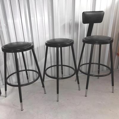 Metal Stool Trio
